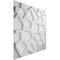 Ekena Millwork Dublin EnduraWall Decorative 3D Wall Panel, White, 19 5/8"W x 19 5/8"H WP20X20DUWH - alternate 4